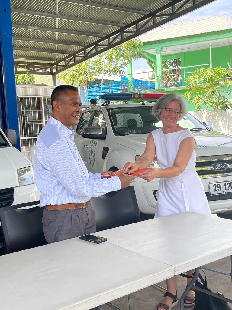 SEREMONIA ENTREGA ASSET HTAP (HEALTH TRANSPORT AMBULANCE PROGRAM) HUSI DFAT BA SNAEM, I.P.